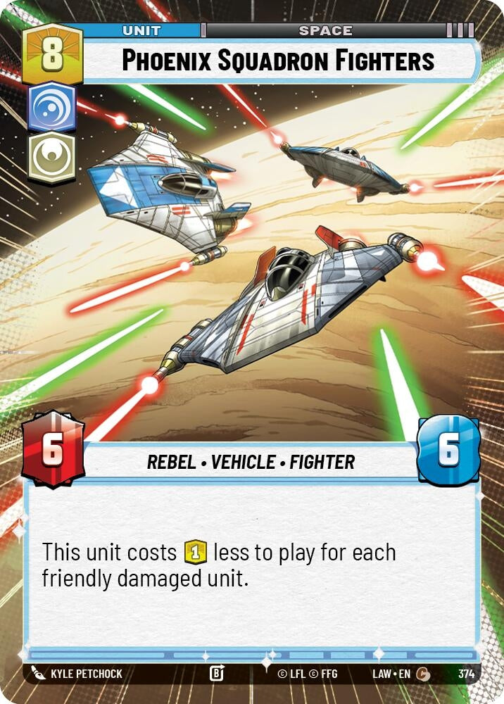 Phoenix Squadron Fighters (Hyperspace) (374) (LAW)