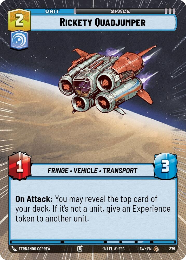 Rickety Quadjumper (Hyperspace) (379) (LAW)
