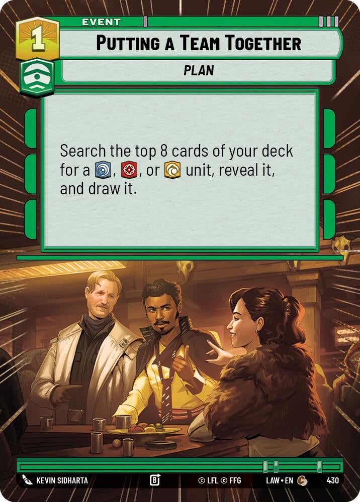 Putting a Team Together (Hyperspace) (430) (LAW)