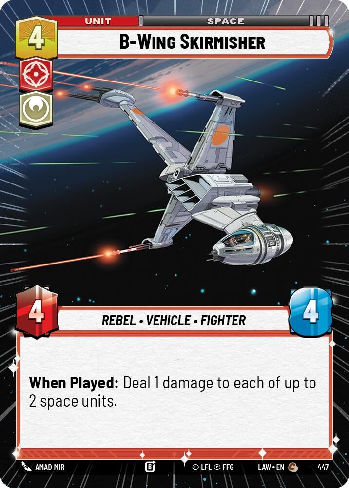 B-Wing Skirmisher (Hyperspace) (447) (LAW)
