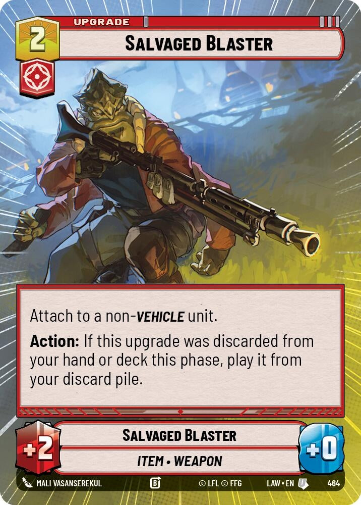 Salvaged Blaster (Hyperspace) (464) (LAW)