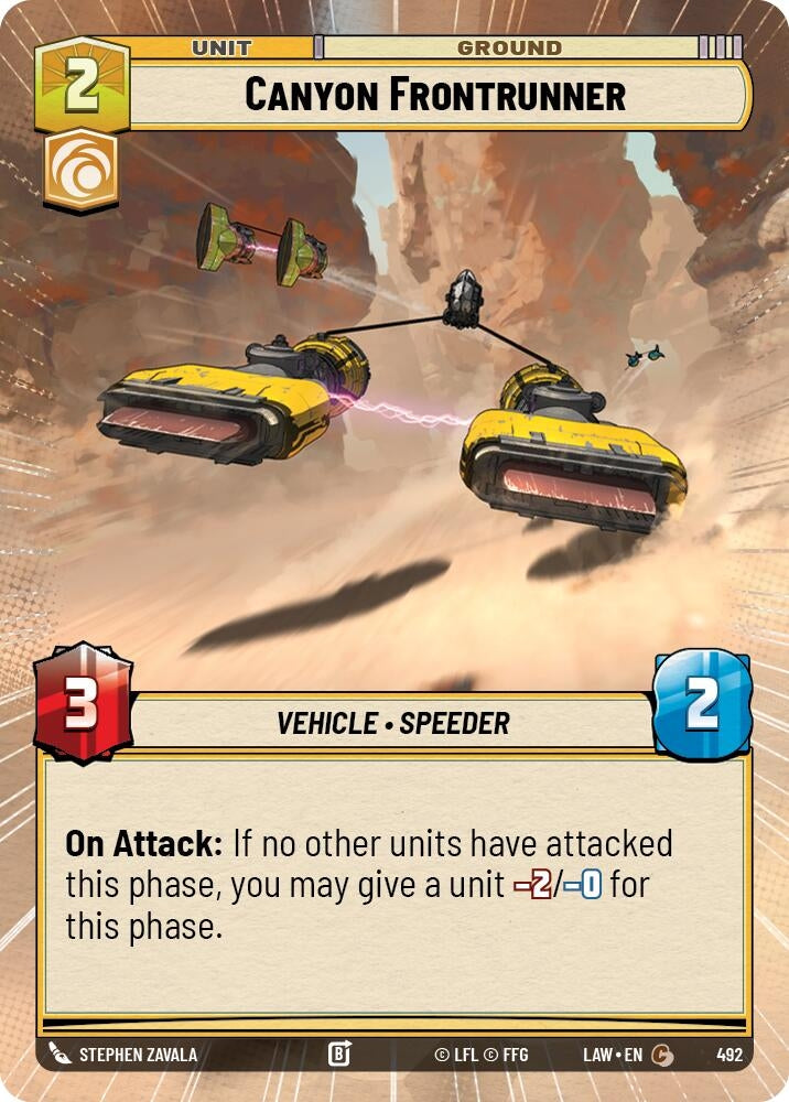 Canyon Frontrunner (Hyperspace) (492) (LAW)