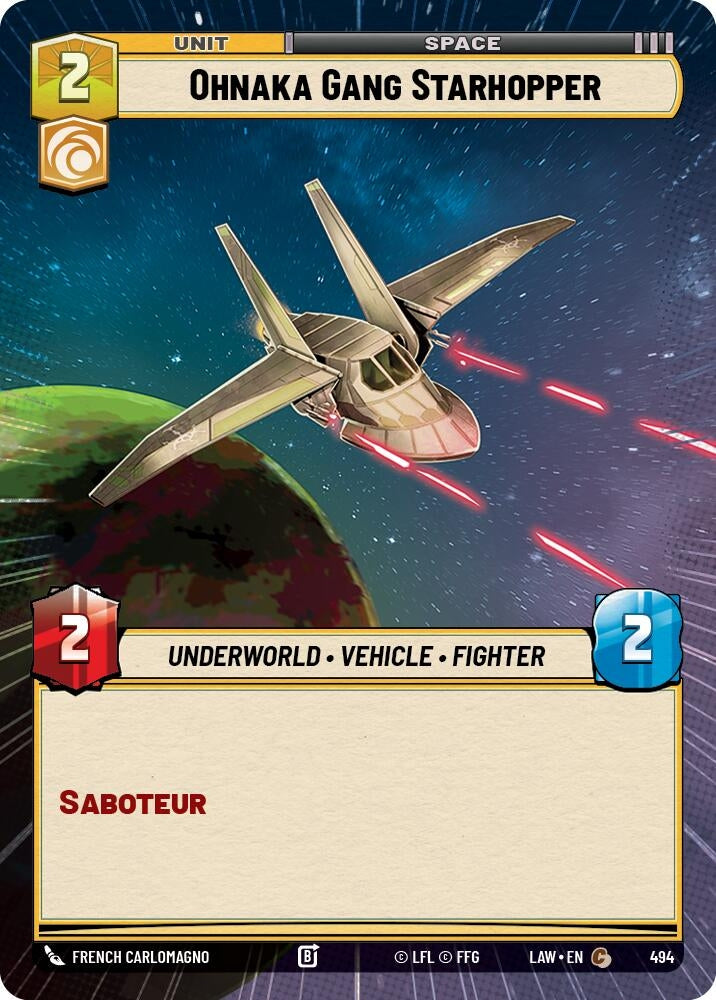 Ohnaka Gang Starhopper (Hyperspace) (494) (LAW)
