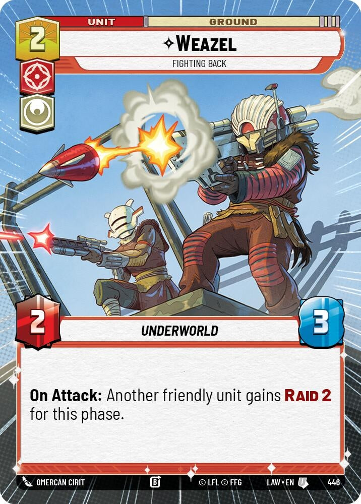Weazel - Fighting Back (Hyperspace) (446) (LAW)