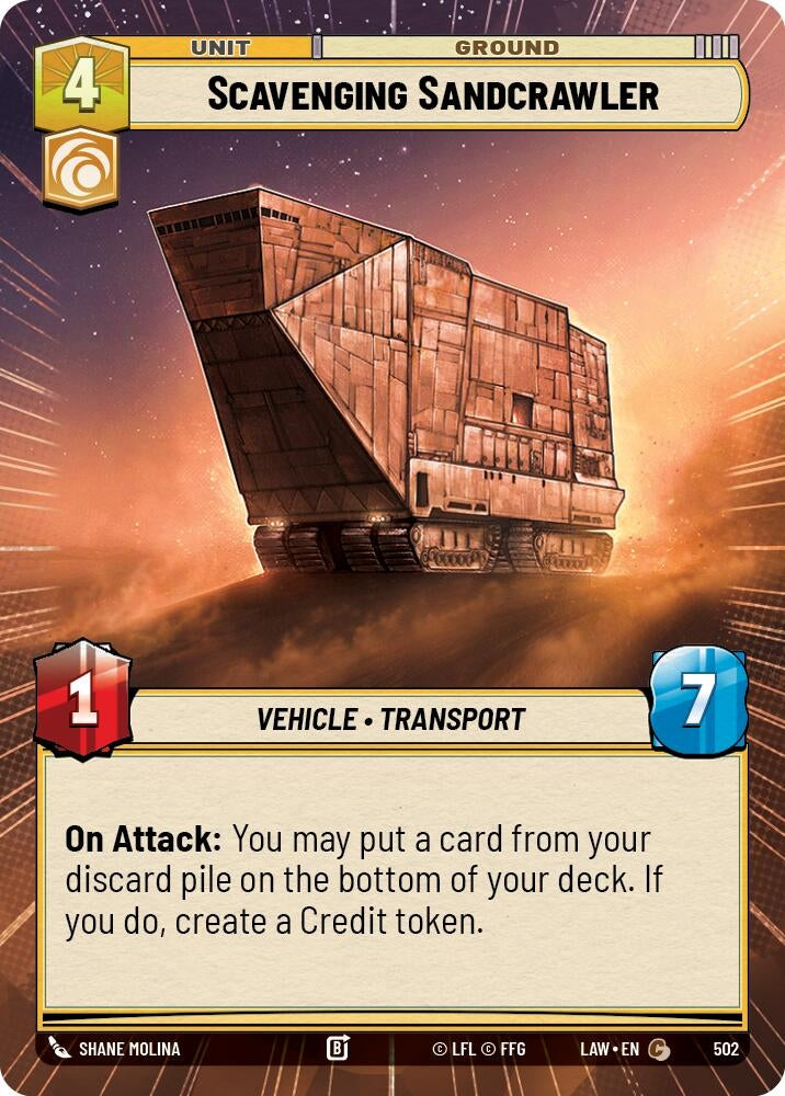 Scavenging Sandcrawler (Hyperspace) (502) (LAW)