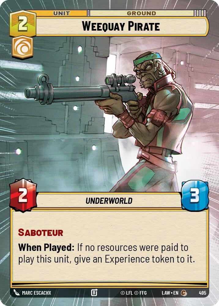Weequay Pirate (Hyperspace) (495) (LAW)