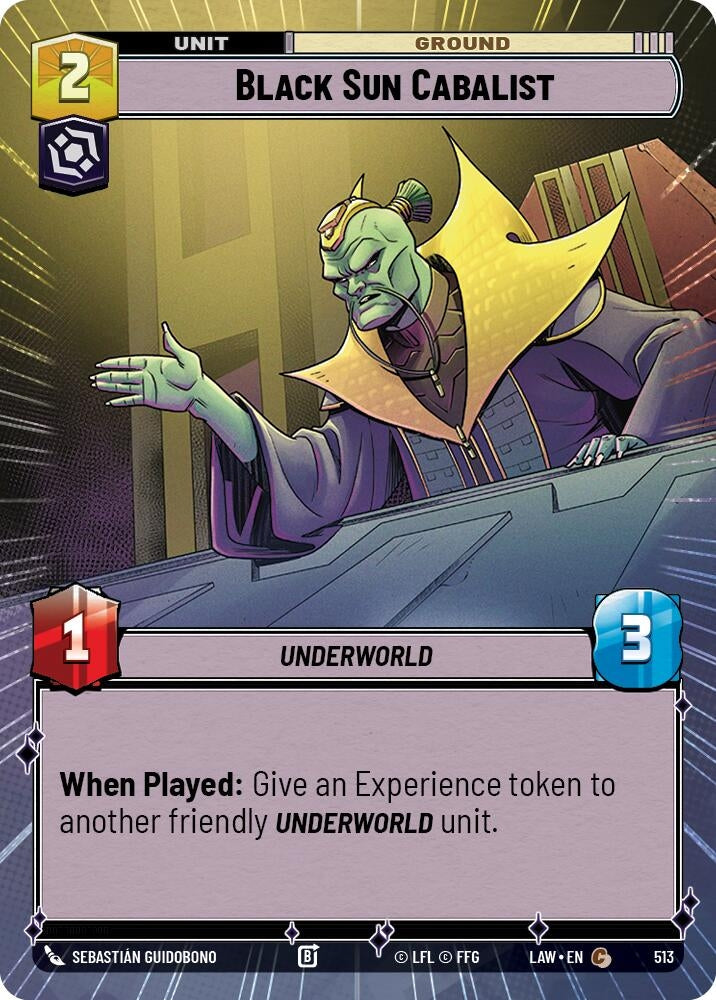 Black Sun Cabalist (Hyperspace) (513) (LAW)