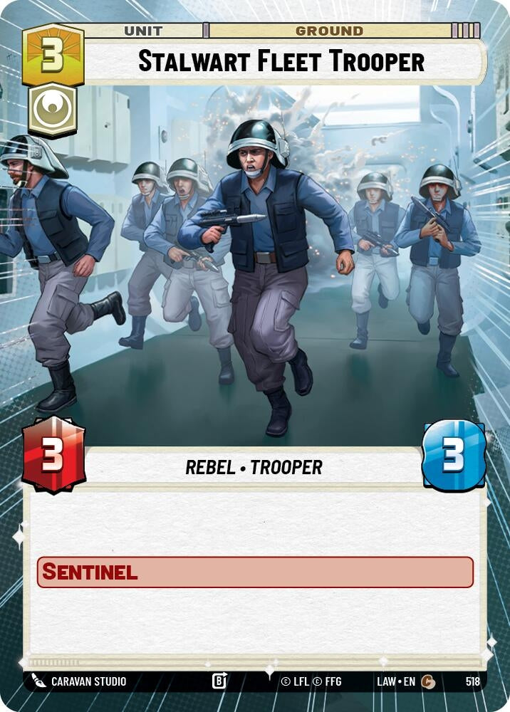 Stalwart Fleet Trooper (Hyperspace) (518) (LAW)