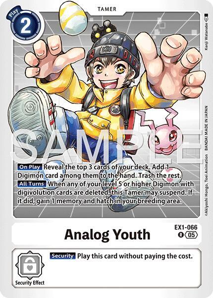 Analog Youth (Reprint) (EX1-066 R) (AD-01)