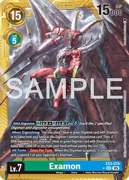 Examon (Gold Border) (EX3-074 SEC) (AD-01)