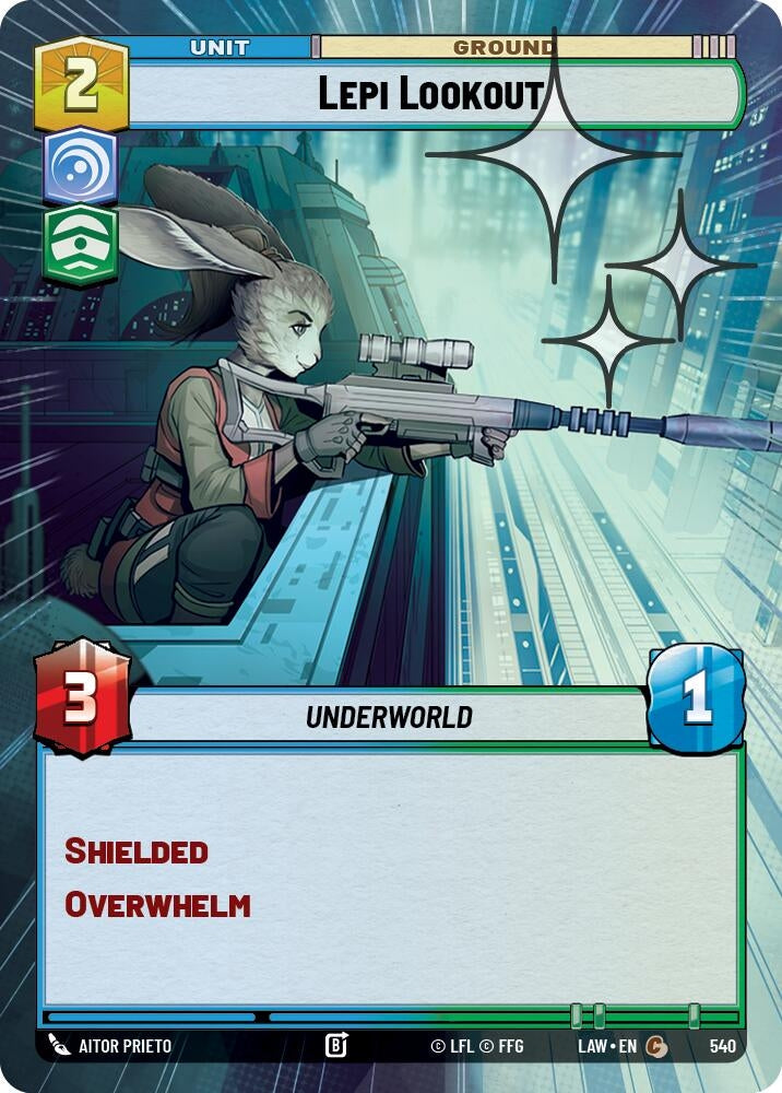 Lepi Lookout (Hyperspace Foil) (540) (LAW)
