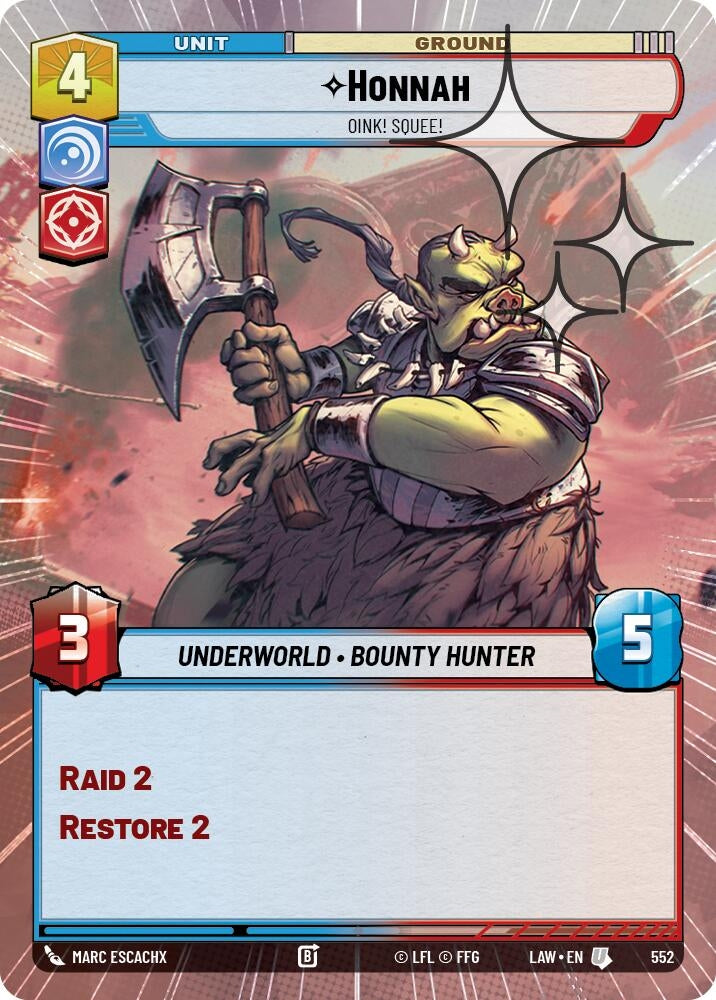 Honnah - Oink! Squee! (Hyperspace Foil) (552) (LAW)