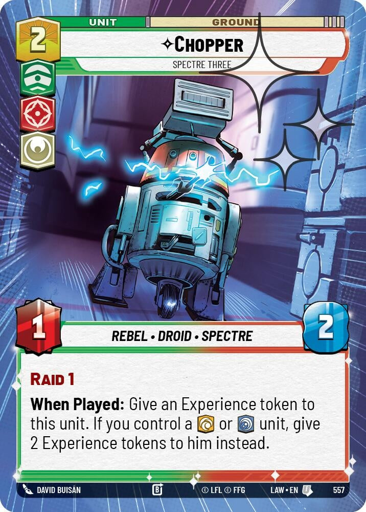 Chopper - Spectre Three (Hyperspace Foil) (557) (LAW)