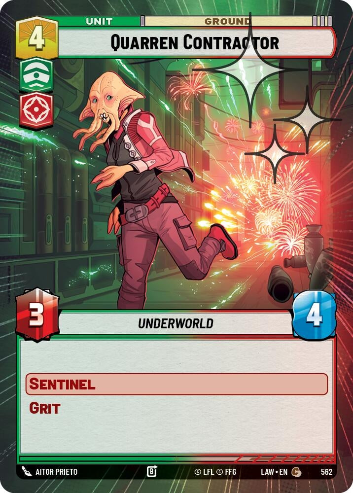 Quarren Contractor (Hyperspace Foil) (562) (LAW)