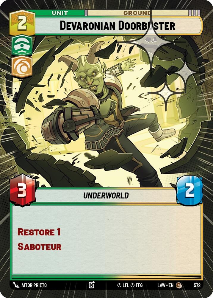 Devaronian Doorbuster (Hyperspace Foil) (572) (LAW)