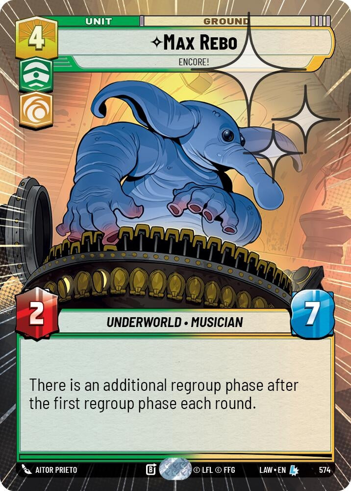 Max Rebo - Encore! (Hyperspace Foil) (574) (LAW)