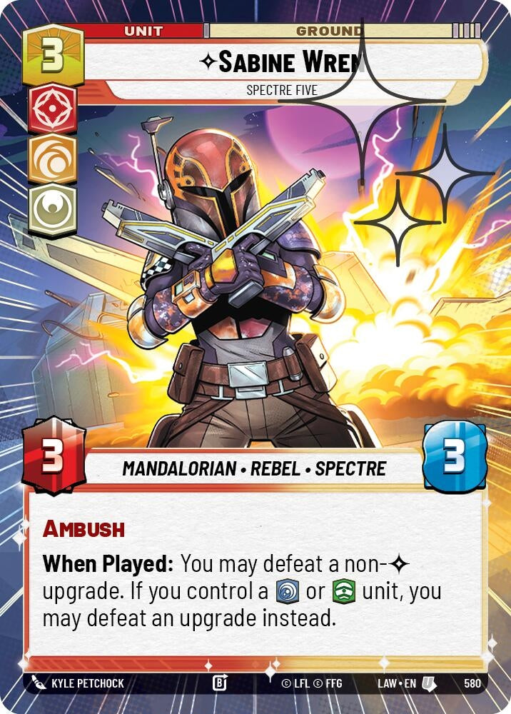 Sabine Wren - Spectre Five (Hyperspace Foil) (580) (LAW)