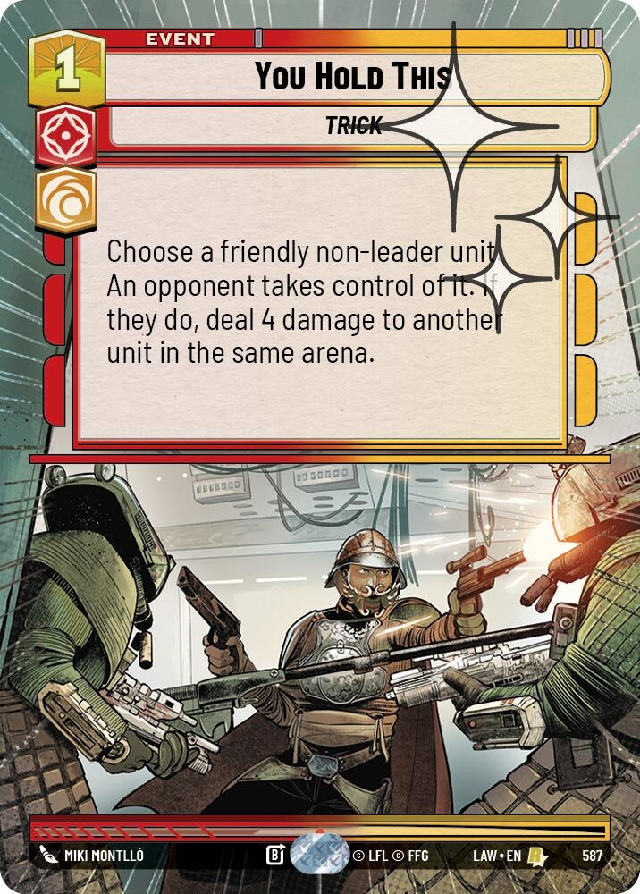 You Hold This (Hyperspace Foil) (587) (LAW)