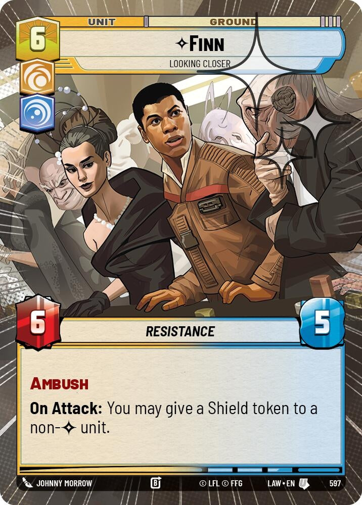 Finn - Looking Closer (Hyperspace Foil) (597) (LAW)