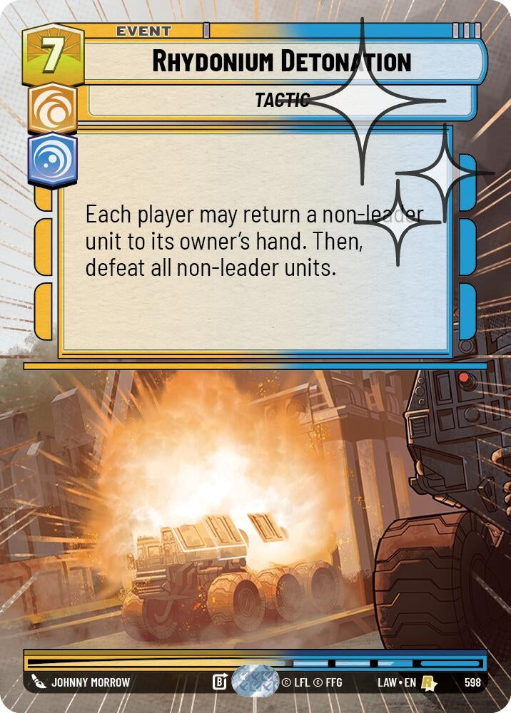 Rhydonium Detonation (Hyperspace Foil) (598) (LAW)