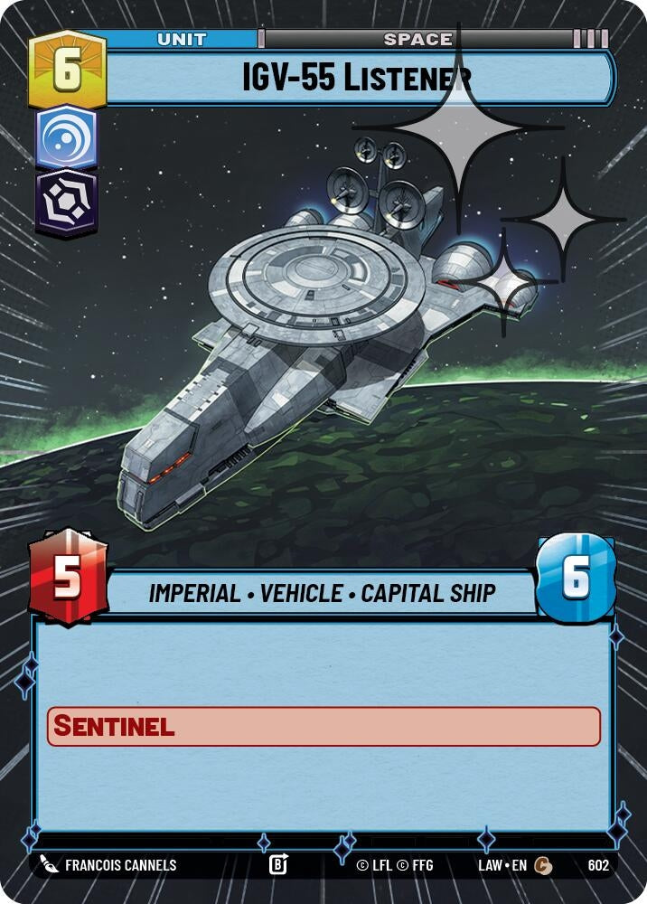 IGV-55 Listener (Hyperspace Foil) (602) (LAW)