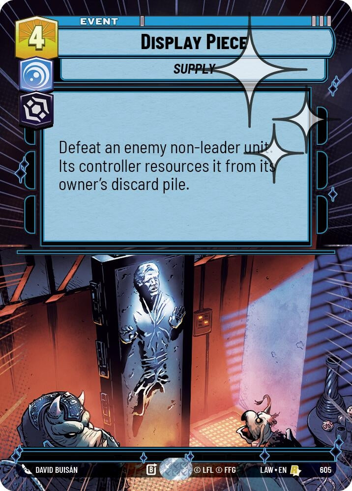 Display Piece (Hyperspace Foil) (605) (LAW)