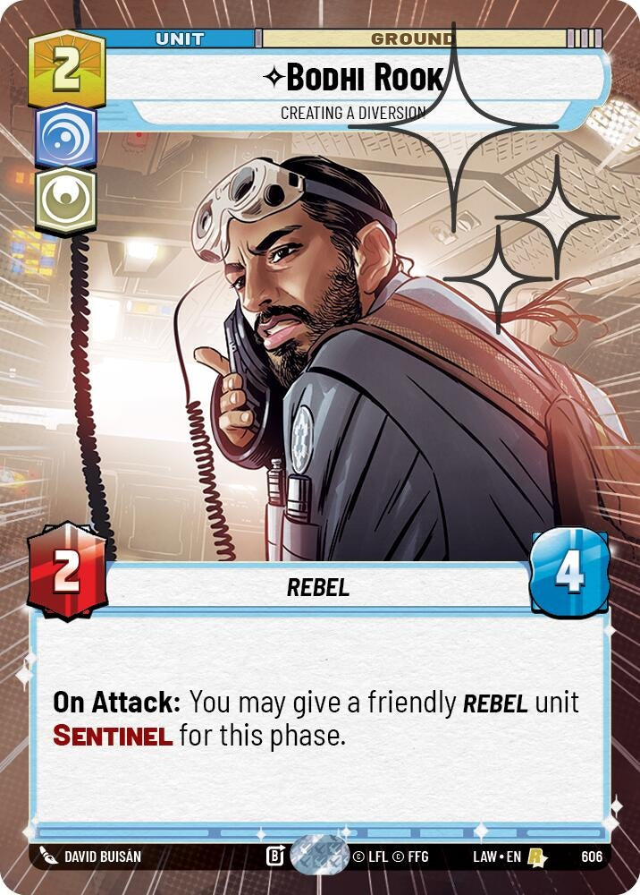 Bodhi Rook - Creating a Diversion (Hyperspace Foil) (606) (LAW)