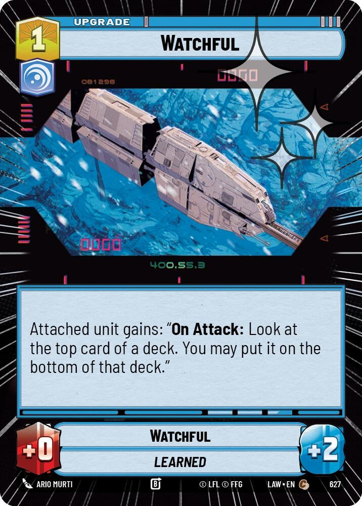Watchful (Hyperspace Foil) (627) (LAW)
