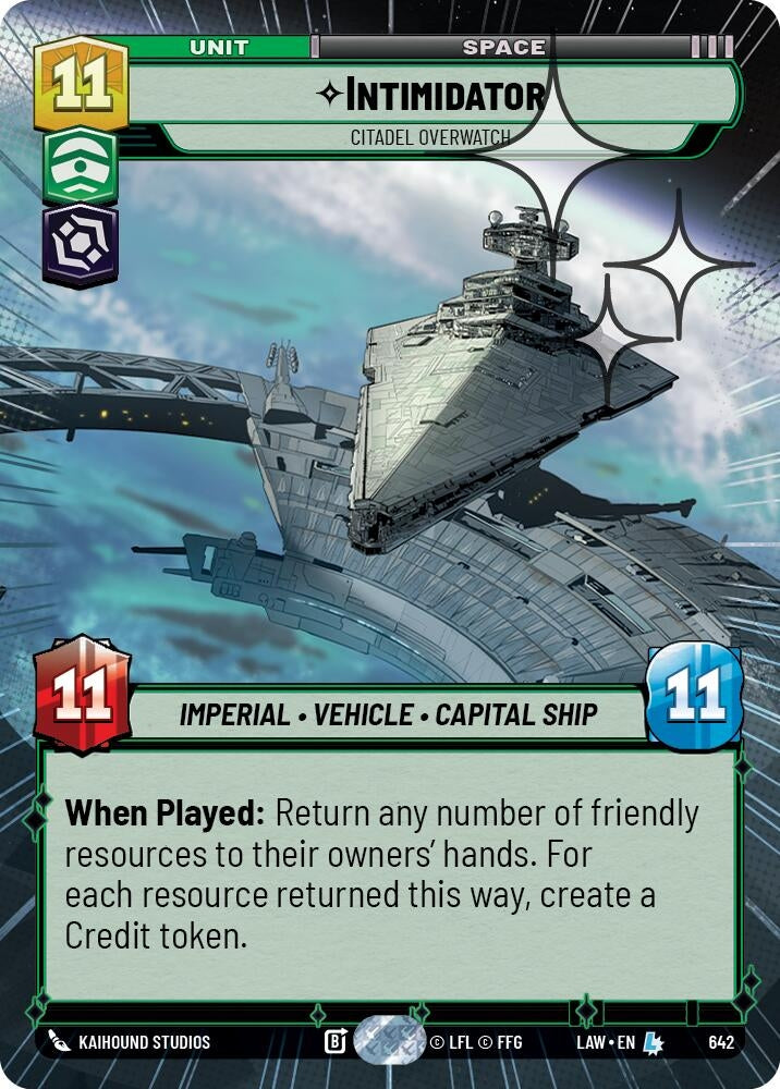 Intimidator - Citadel Overwatch (Hyperspace Foil) (642) (LAW)