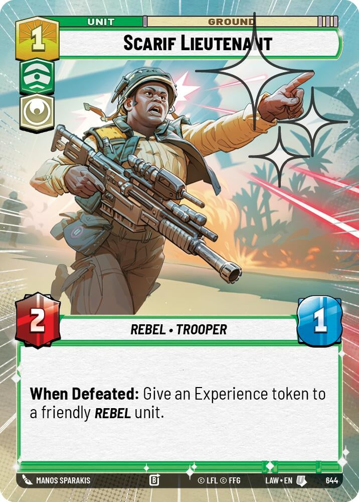Scarif Lieutenant (Hyperspace Foil) (644) (LAW)