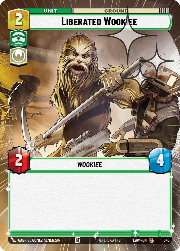 Liberated Wookie (Hyperspace Foil) (645) (LAW)