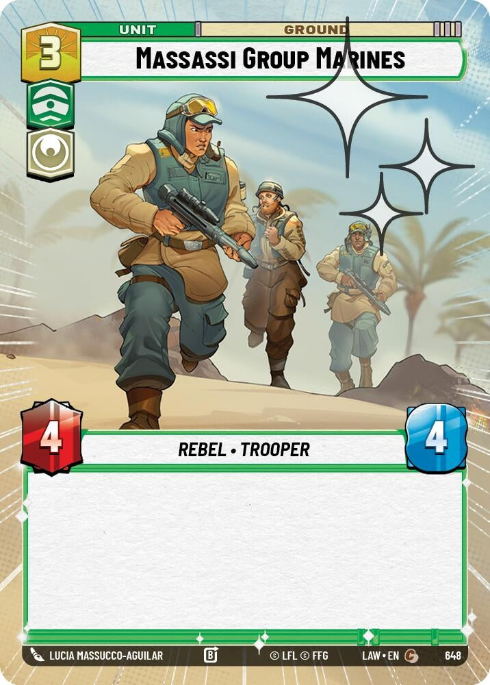 Massassi Group Marines (Hyperspace Foil) (648) (LAW)