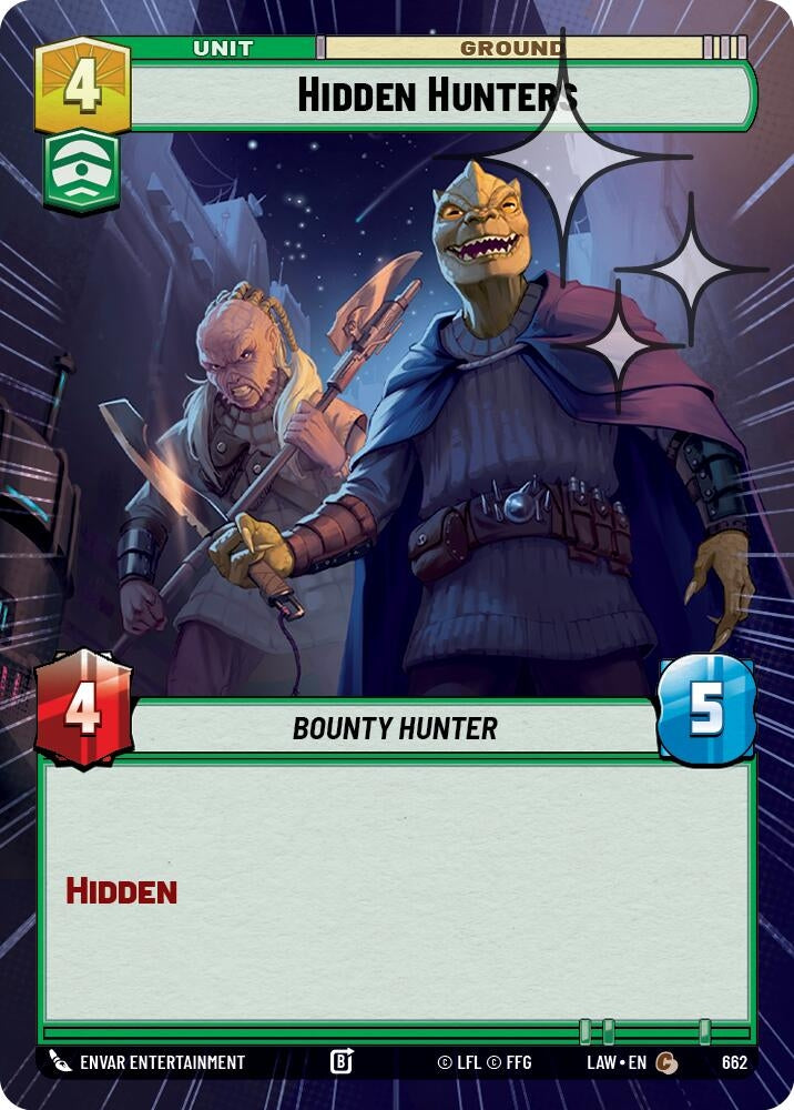 Hidden Hunters (Hyperspace Foil) (662) (LAW)
