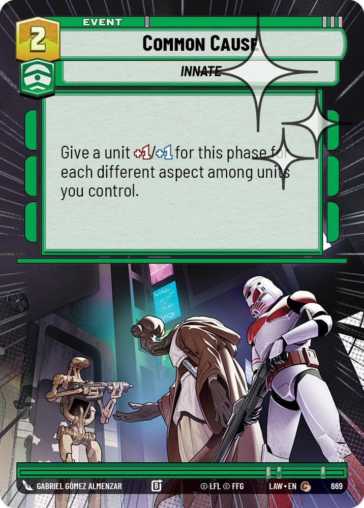 Common Cause (Hyperspace Foil) (669) (LAW)