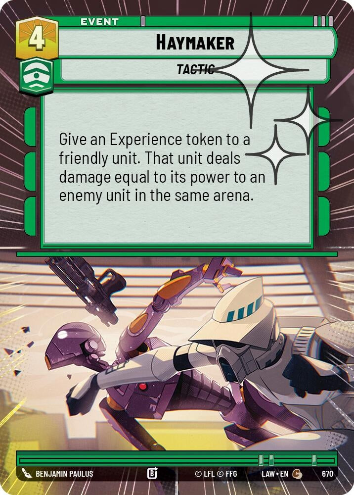 Haymaker (Hyperspace Foil) (670) (LAW)