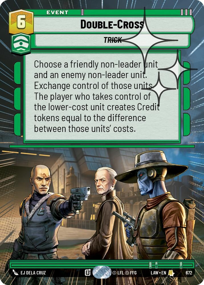 Double-Cross (Hyperspace Foil) (672) (LAW)