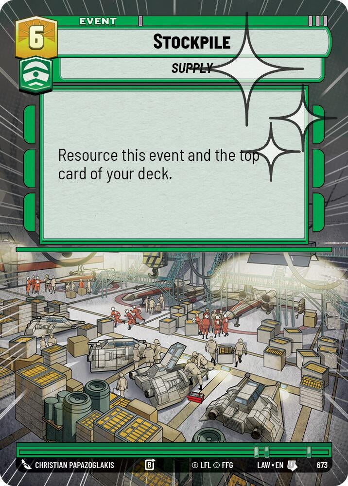 Stockpile (Hyperspace Foil) (673) (LAW)
