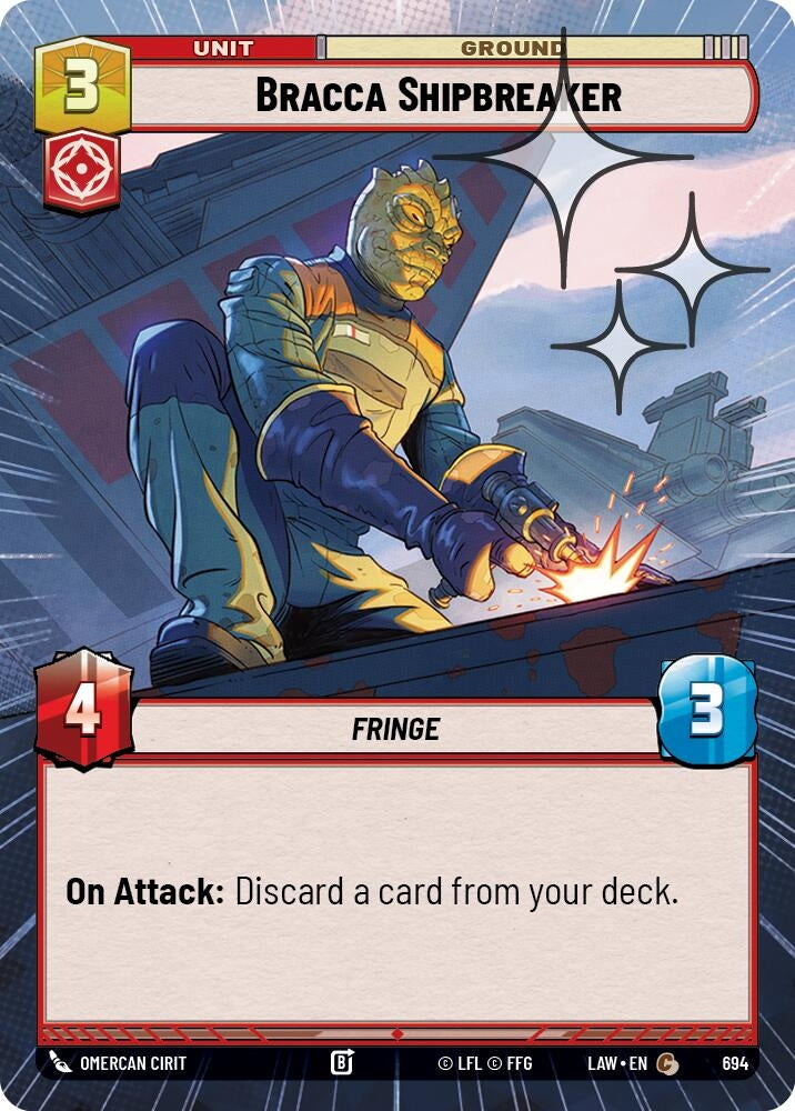 Bracca Shipbreaker (Hyperspace Foil) (694) (LAW)