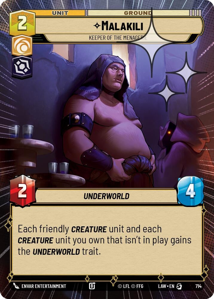 Malakili - Keeper of the Menagerie (Hyperspace Foil) (714) (LAW)