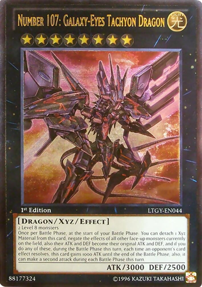 Number 107: Galaxy-Eyes Tachyon Dragon (UTR) (LTGY-EN044) (LTGY)