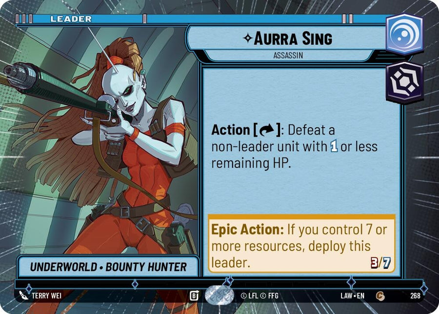 Aurra Sing - Assassin (Hyperspace) (268) (LAW)