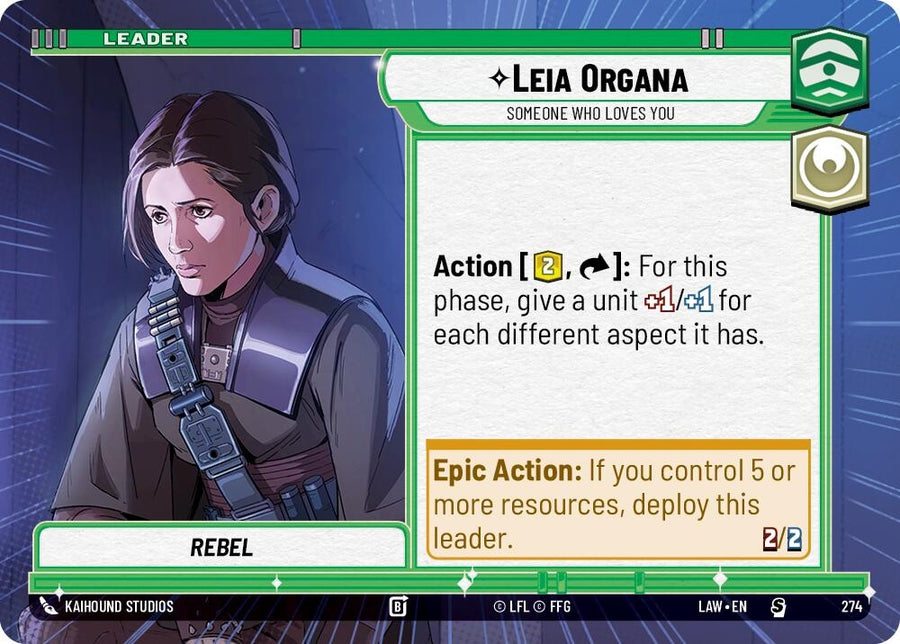 Leia Organa - Someone Who Loves You (Hyperspace) (274) (LAW)