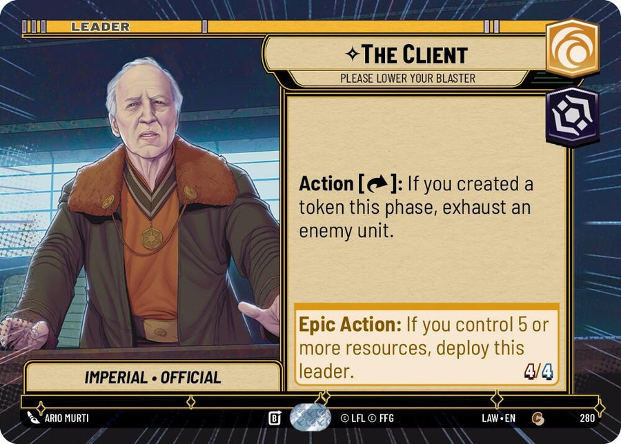 The Client - Please Lower Your Blaster (Hyperspace) (280) (LAW)