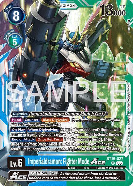 Imperialdramon: Fighter Mode ACE - BT16-027 (Reprint) (BT16-027 R) (AD-01)