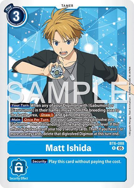 Matt Ishida (Reprint) (BT6-088 R) (AD-01)