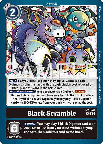 Black Scramble (Reprint) (LM-031 P) (AD-01)