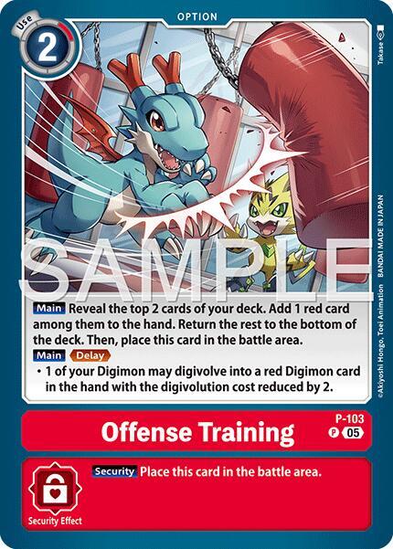 Offense Training (Reprint) (P-103 P) (AD-01)