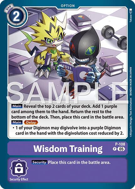 Wisdom Training (Reprint) (P-108 P) (AD-01)