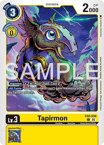 Tapirmon (Reprint) (EX8-030 C) (AD-01)
