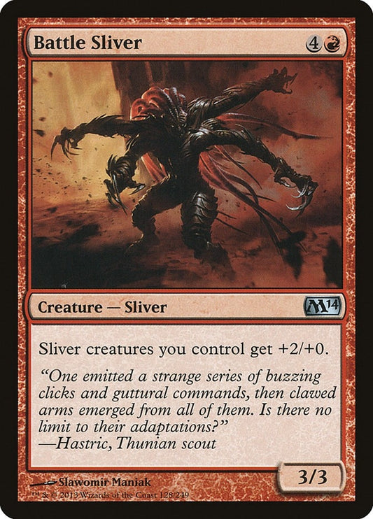 Image for Battle Sliver (128) (M14) - Magic: The Gathering